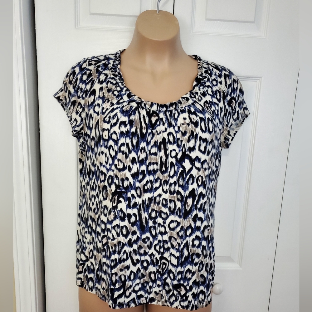 Chico's Animal Print Top - Size 3